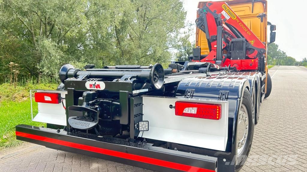 Scania R730 Gestuurd | 4 asser | 20 ton haakarm | kraan p Guindastes todo-terreno