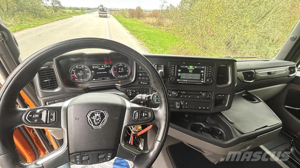 Scania R730 Gestuurd | 4 asser | 20 ton haakarm | kraan p Guindastes todo-terreno
