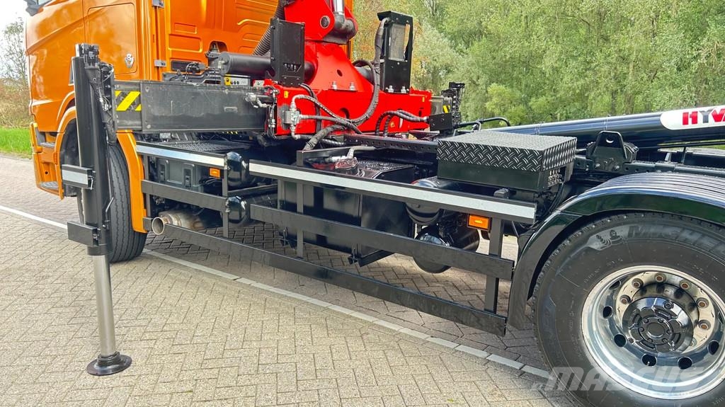 Scania R730 Gestuurd | 4 asser | 20 ton haakarm | kraan p Guindastes todo-terreno