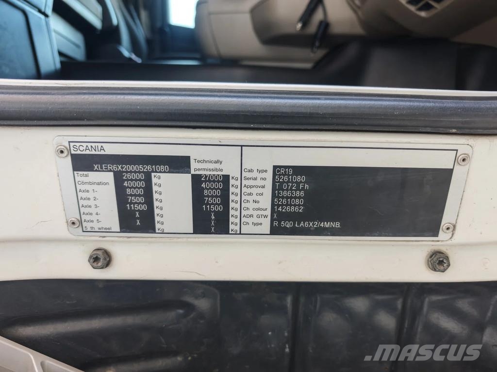 Scania R500 V8 6x2 Sadulveokid