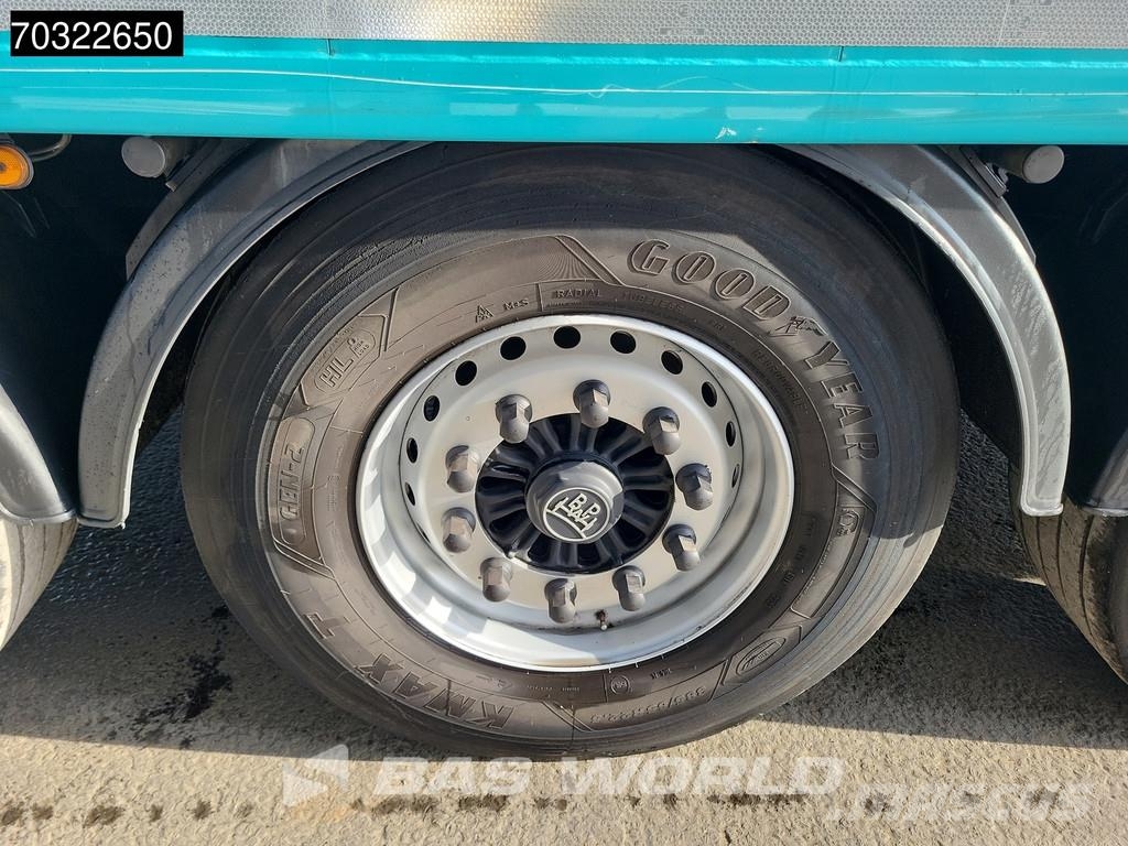 Knapen K100 Powersheet 10mm 92m3 Lift Axle 보도면 세미트레일러