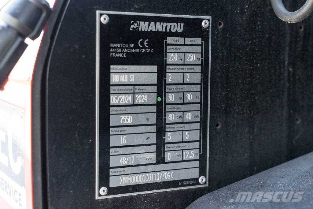 Manitou 180 ATJ e Knikarmhoogwerkers