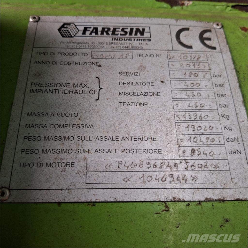 Faresin Ecomix 1800 Hranilice za živinu