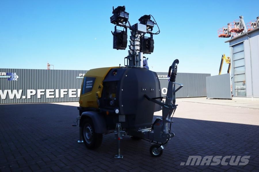 Atlas Copco Hilight H6+ Valid inspection, Max Boom Height 8m, Tour d'éclairage