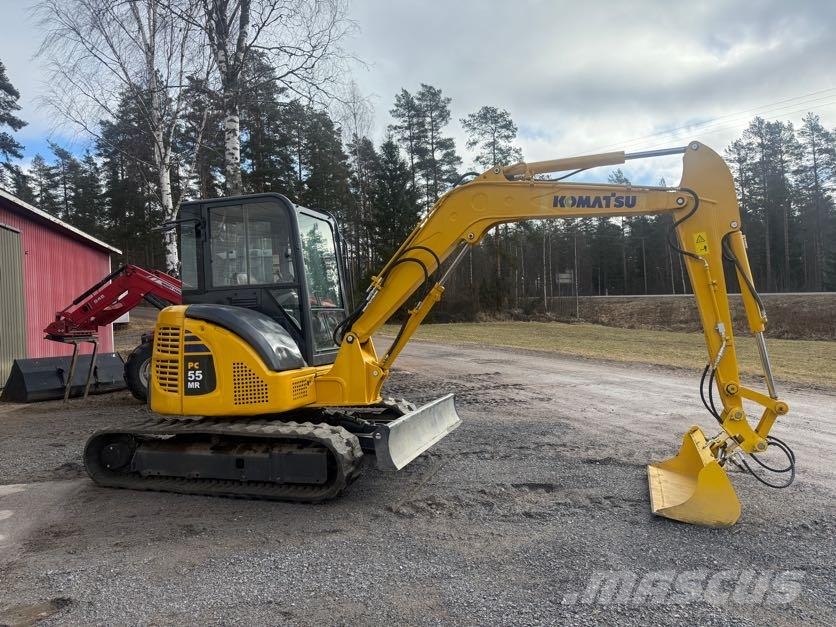 Komatsu PC55MR حفارات وسط 7 طن - 12 طن