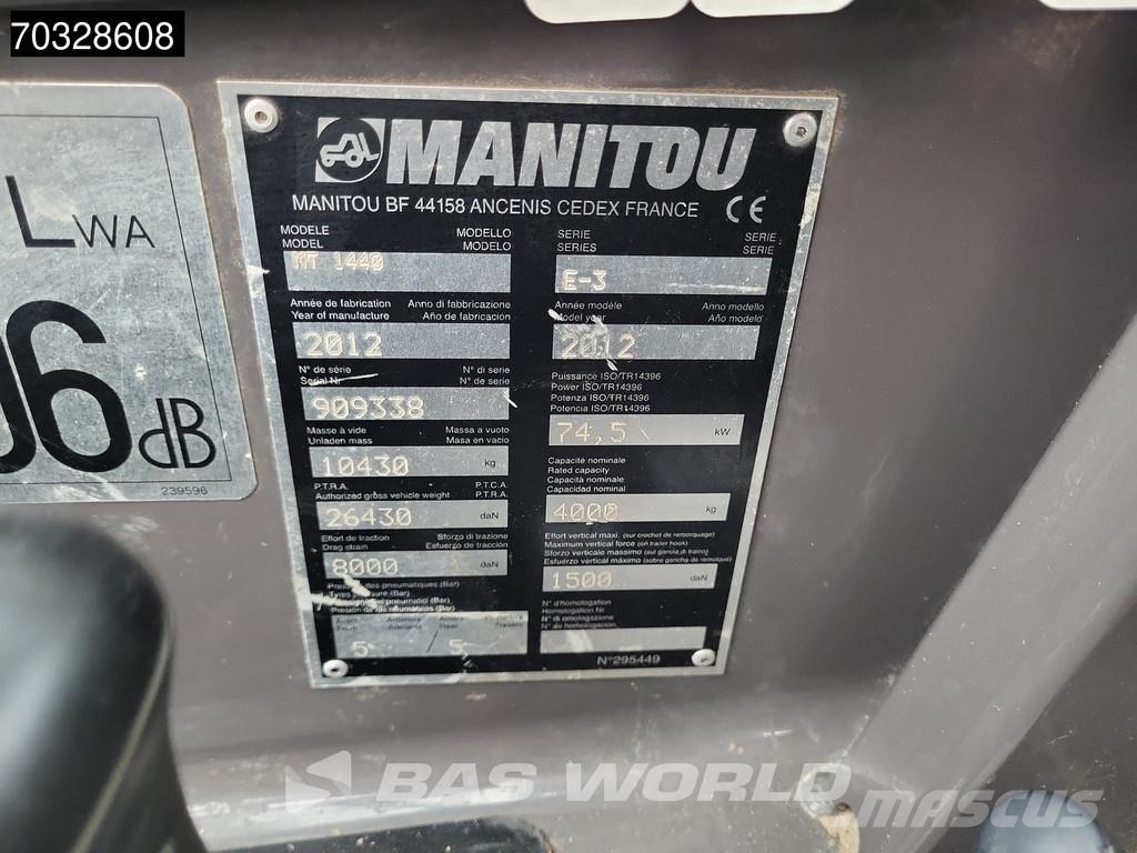 Manitou MT1440 مناولات متداخلة