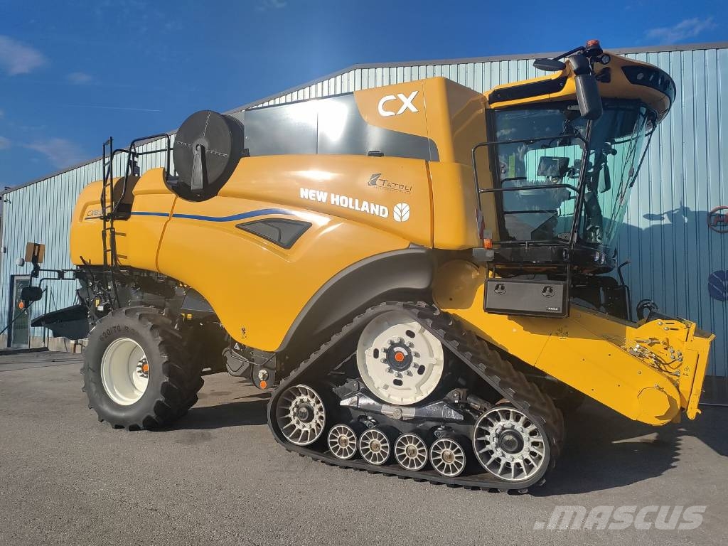 New Holland CX 8.90 SLH + MACDON FD230 Kombinované zberacie stroje