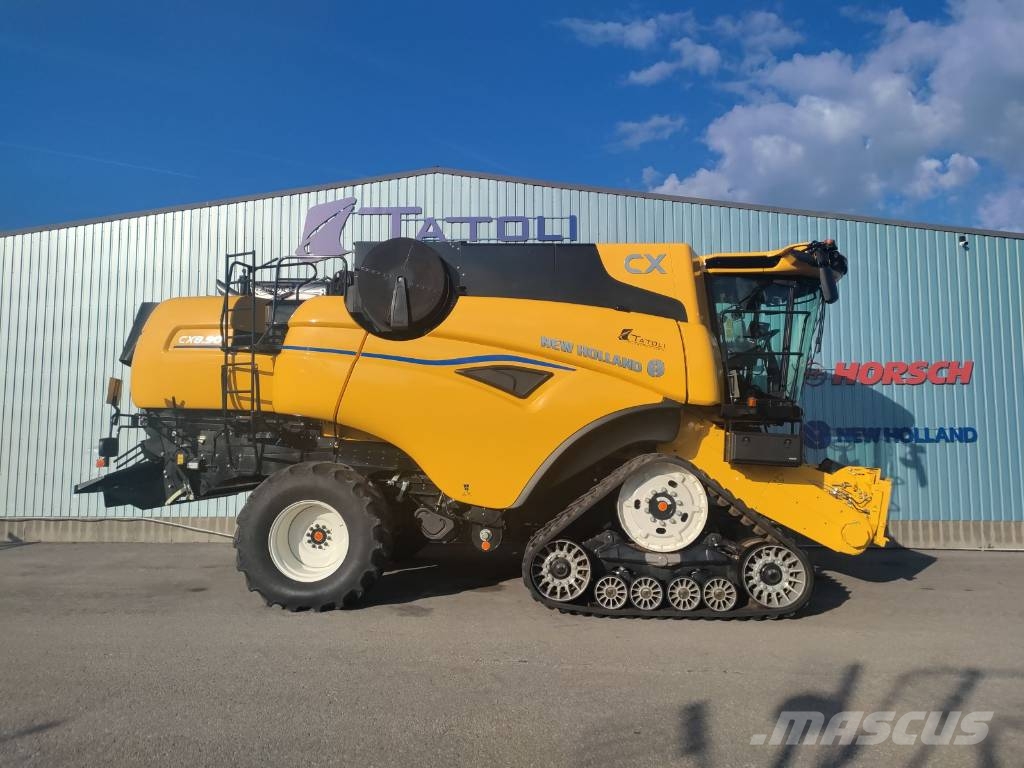 New Holland CX 8.90 SLH + MACDON FD230 Kombinované zberacie stroje