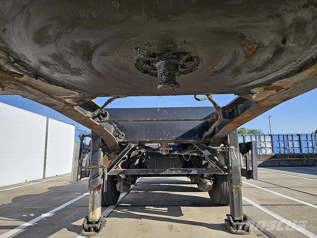 Mafa CONT.SAL40.27E 20 FT TANK BPW DRUM LIFT AXLE Semirimorchi portacontainer