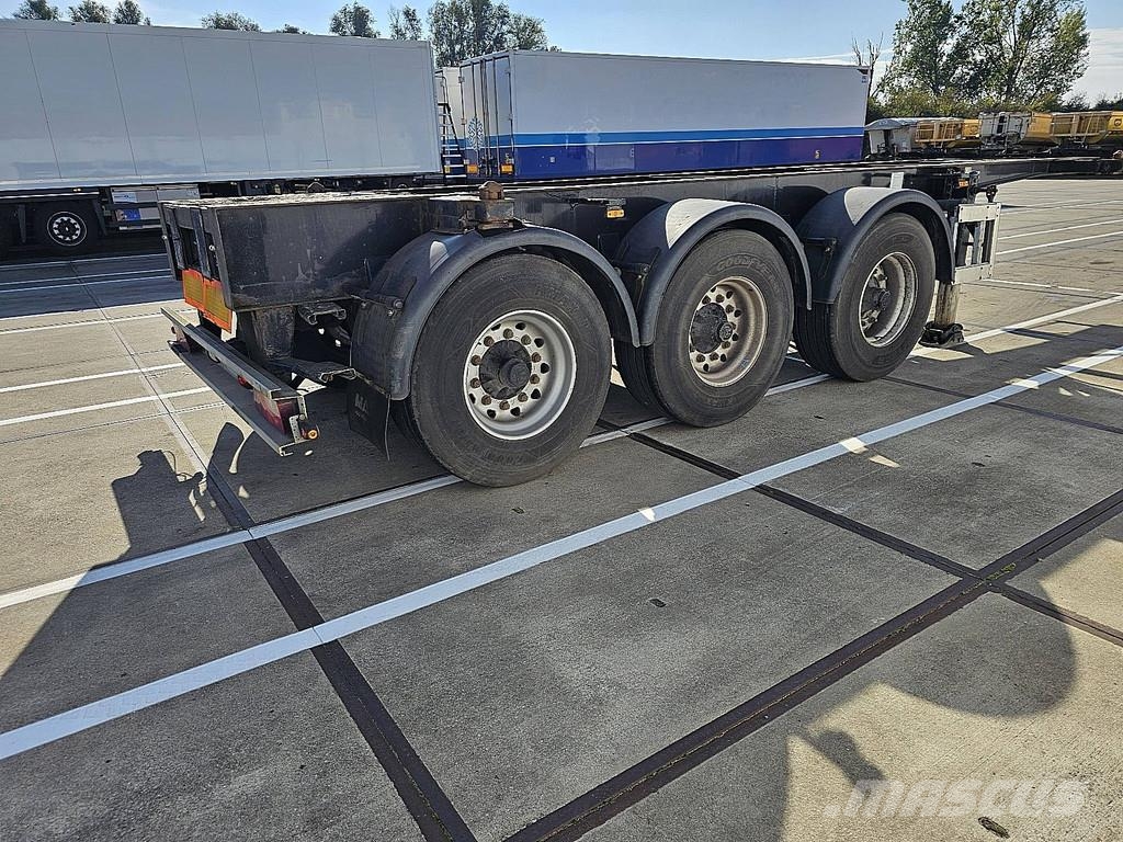 Mafa CONT.SAL40.27E 20 FT TANK BPW DRUM LIFT AXLE Semirimorchi portacontainer