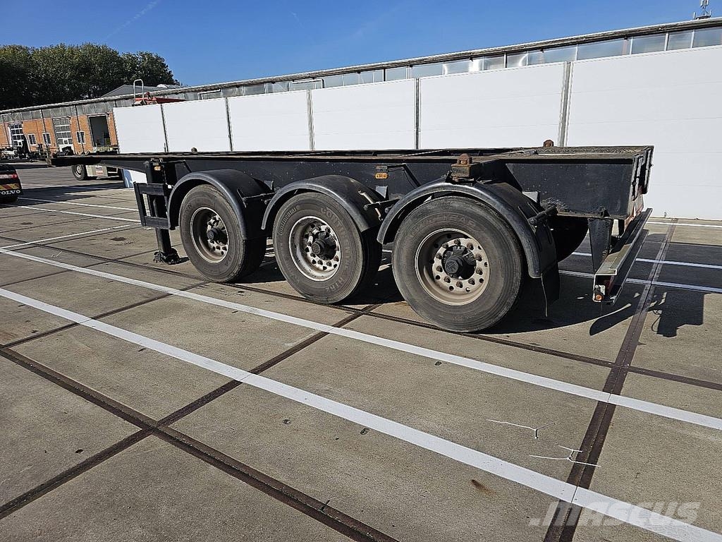 Mafa CONT.SAL40.27E 20 FT TANK BPW DRUM LIFT AXLE Semirimorchi portacontainer