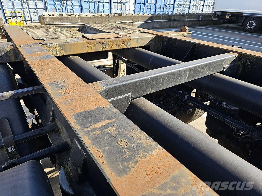 Mafa CONT.SAL40.27E 20 FT TANK BPW DRUM LIFT AXLE Semirimorchi portacontainer