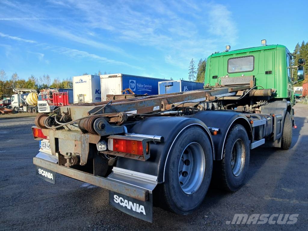Scania P94 6x2 multilift vl-laite, rautajouset 可拆卸式卡车