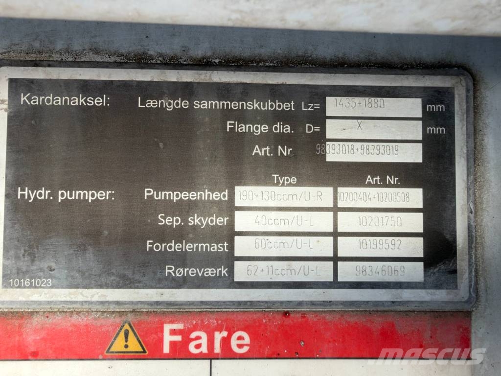 Scania G490 8x4 Schwing S46SX Concrete pump / Betonpumpe Camiones hormigonera