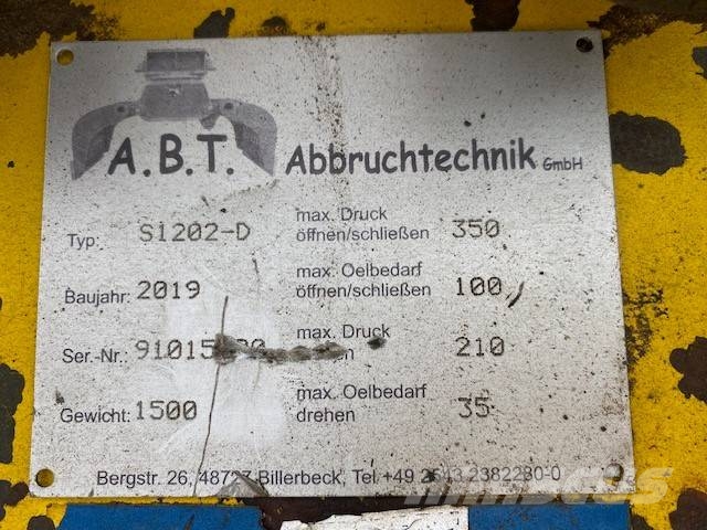 Zejtveld A.B.T. S 1202-D Sortiergreifer OQ 80 (120 Haaratsid