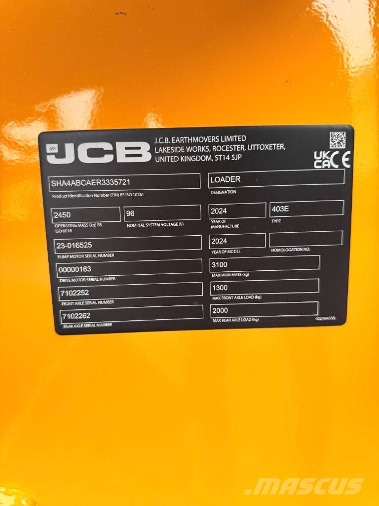 JCB 403 E Kompaktlader