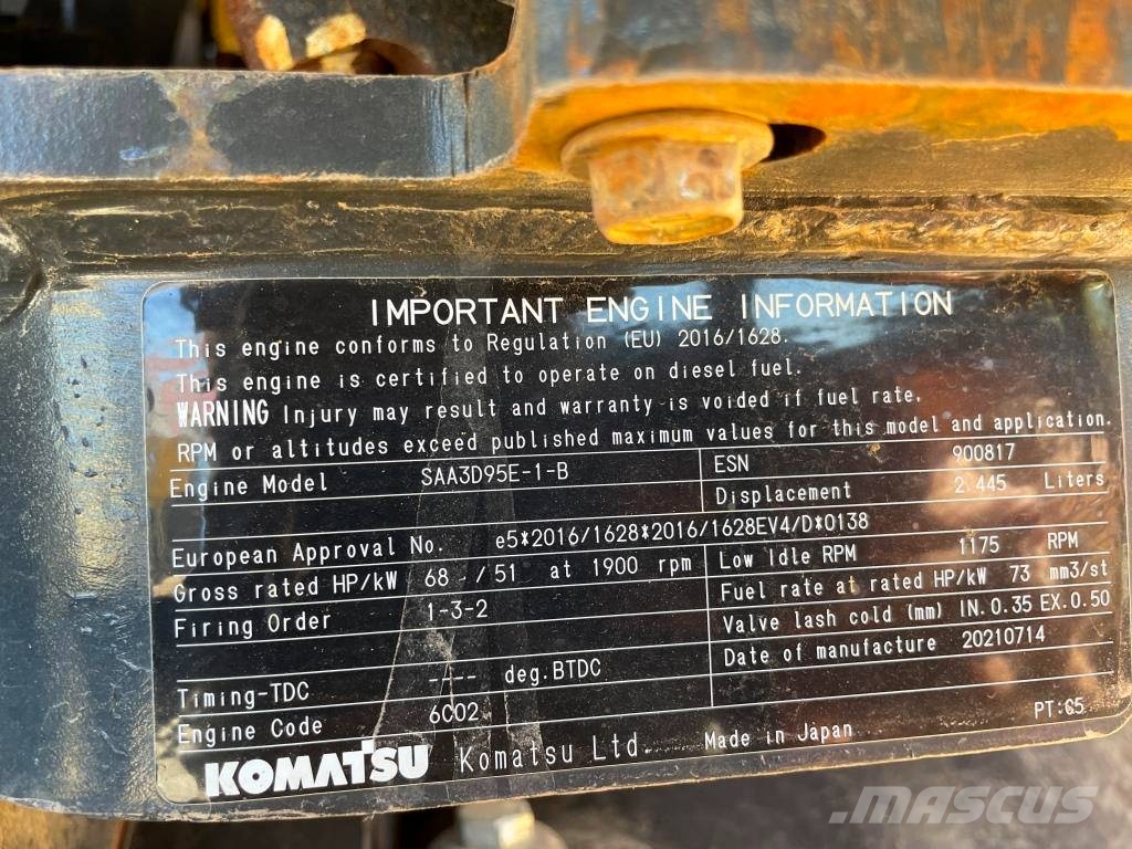 Komatsu PW98MR-11E0 Εκσκαφείς με τροχούς - λάστιχα