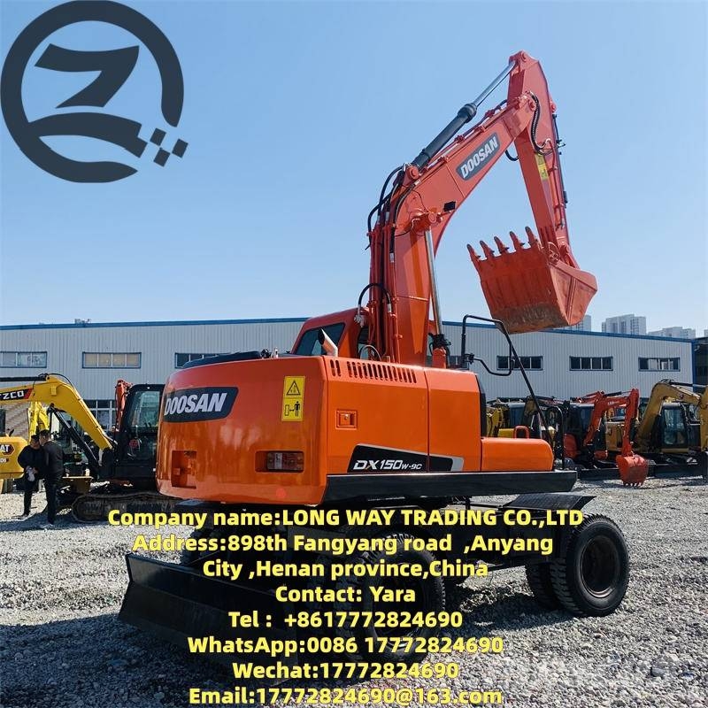 Doosan DX150W Ekskavatori uz riteņiem