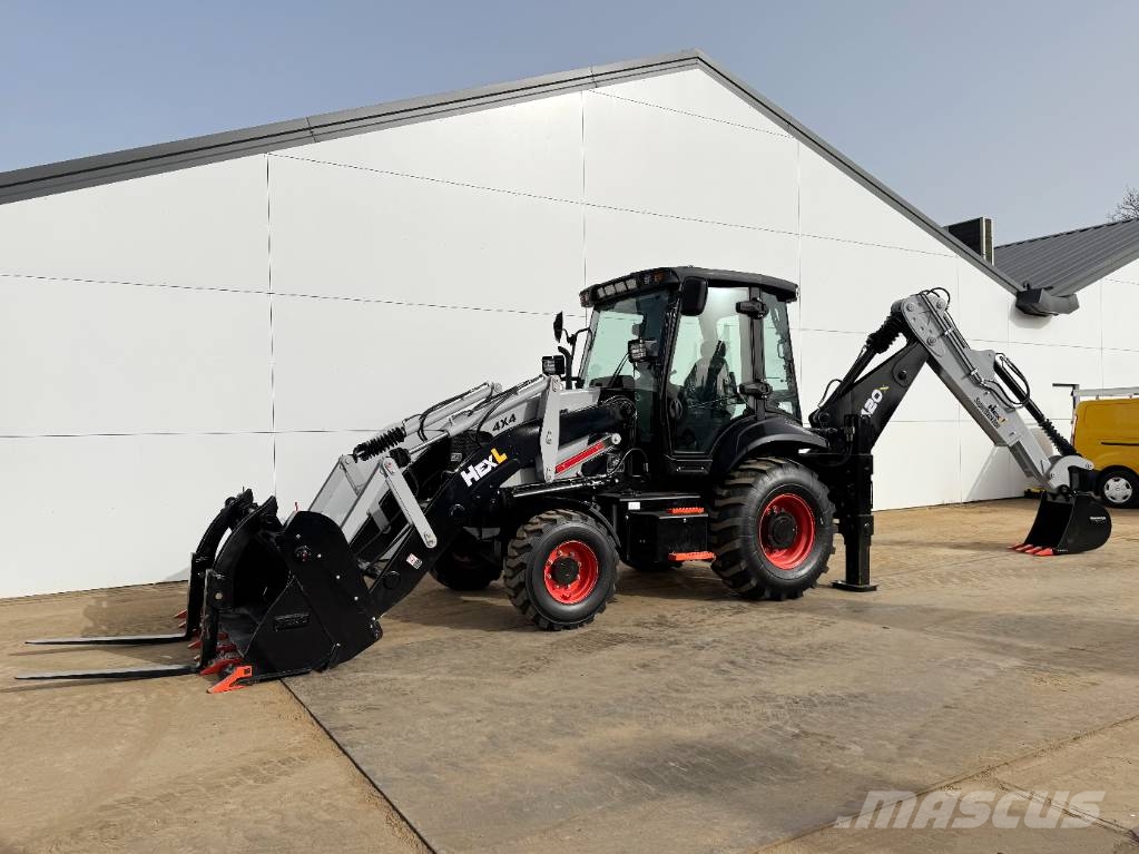 HexL 420x 4WD - Telescopic boom - 4/1 Bucket + Forks Baggerlader
