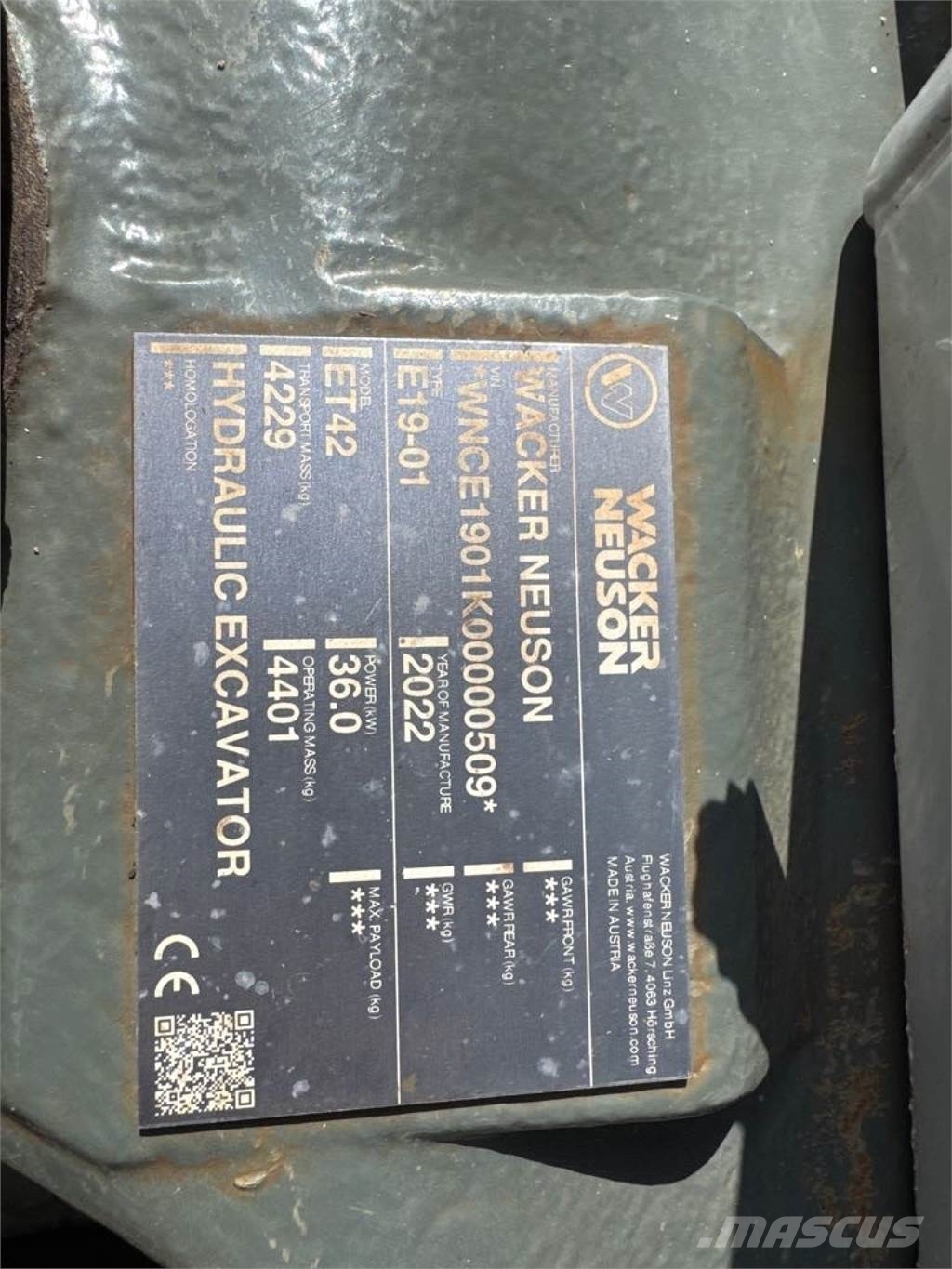 Wacker Neuson ET42 Escavadeiras de esteiras