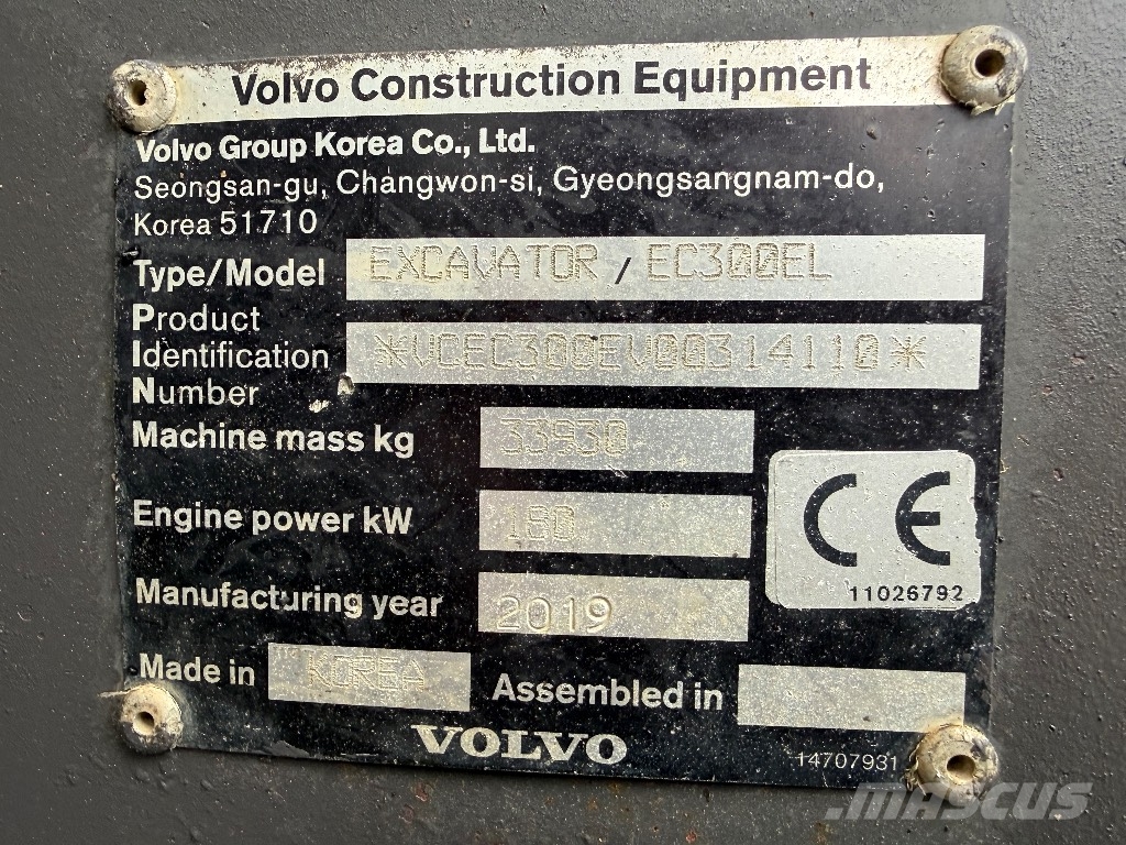 Volvo EC 300 EL Excavadoras de cadenas