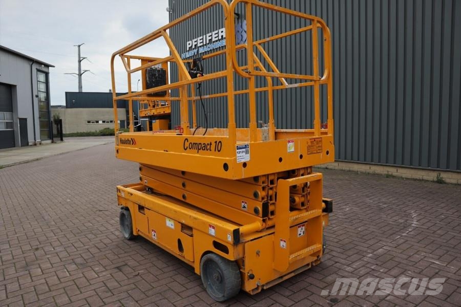 Haulotte Compact 10 Electric, 10m Working Height, 450kg Cap Scissor lifts