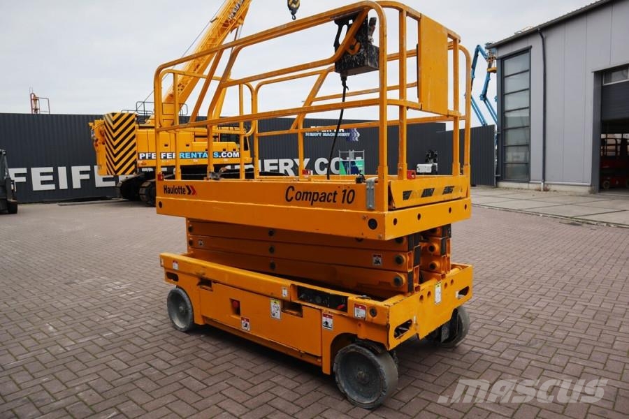 Haulotte Compact 10 Electric, 10m Working Height, 450kg Cap Scissor lifts