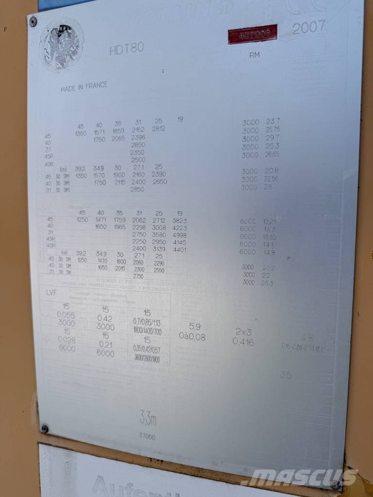 Potain HDT 80 Torenkranen