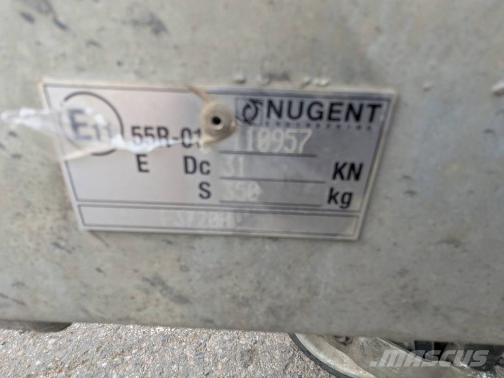 Nugent F3720H Rimorchi con sponde ribaltabili