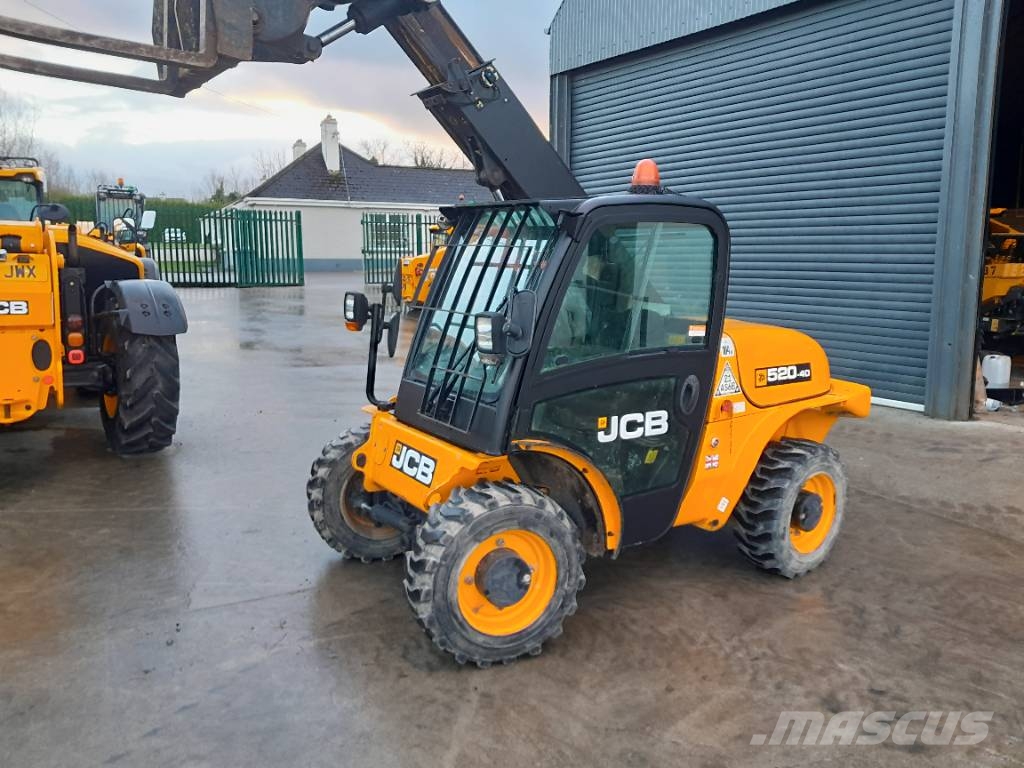 JCB 520-40 Teleskopiniai krautuvai žemės ūkiui