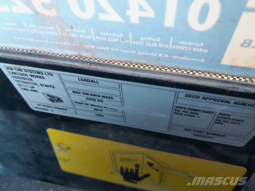 JCB 520-40 Teleskopiniai krautuvai žemės ūkiui