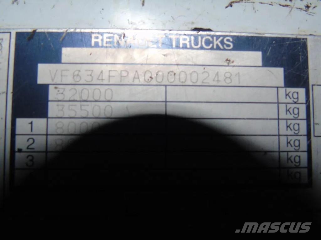 Renault Kerax 410DXI + 8X4 + MANUAL + SPRING شاحنات قلابة