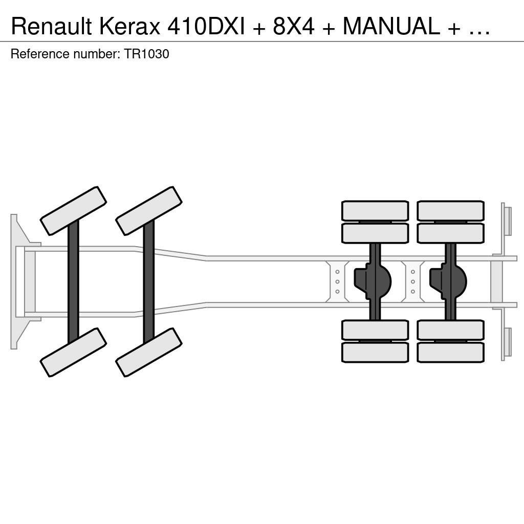 Renault Kerax 410DXI + 8X4 + MANUAL + SPRING شاحنات قلابة