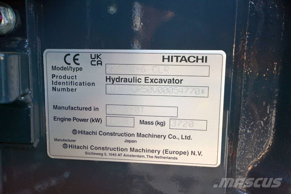 Hitachi ZX 33 U-6 MTC Minikoparki