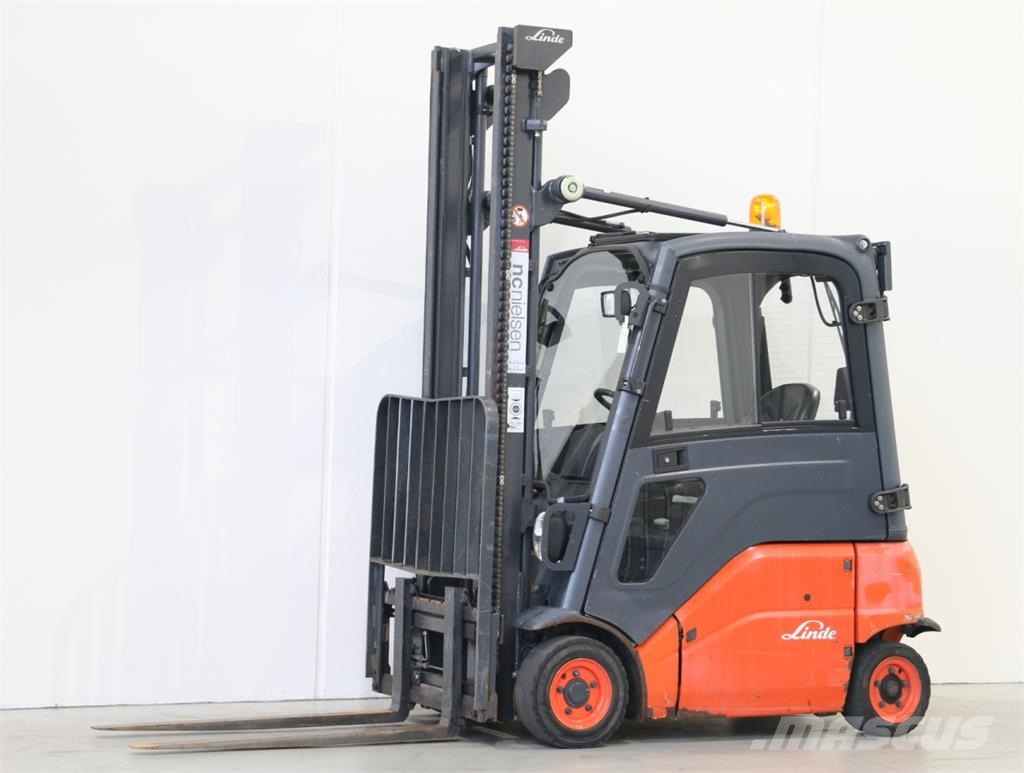 Linde E16P/386-01 شاحنات ذات رافعات شوكية تعمل بالكهرباء