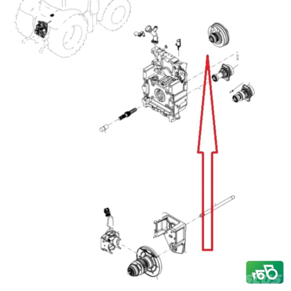 John Deere 6150R PTO clutch basket R178010 Chassis and suspension