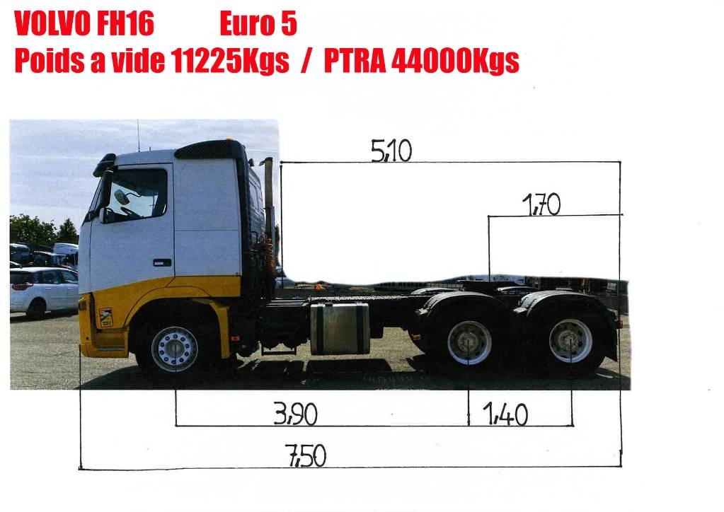 Volvo FH 16-580 Euro5/ RETARDER 1er Main Prime Movers