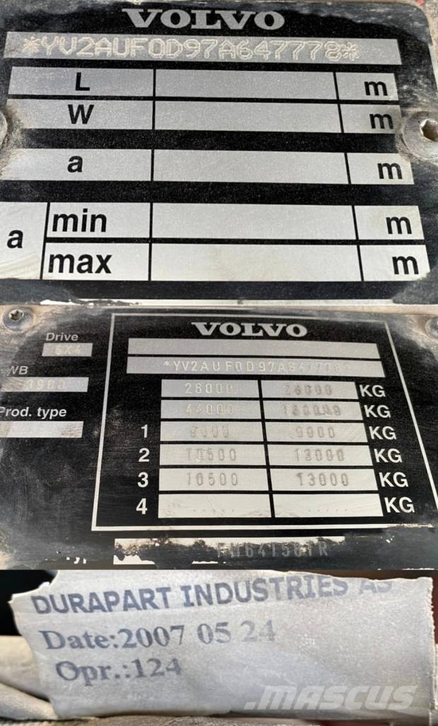 Volvo FH 16-580 Euro5/ RETARDER 1er Main وحدات الجر