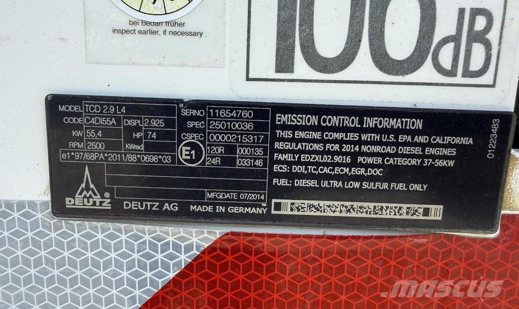 Hamm HD+ 70i VO مداحل ثنائية الاسطوانة
