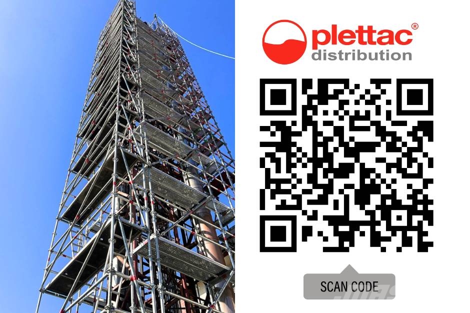  Plettac Distribution Frame scaffolding, set 36m2,  Pastolių įrengimai