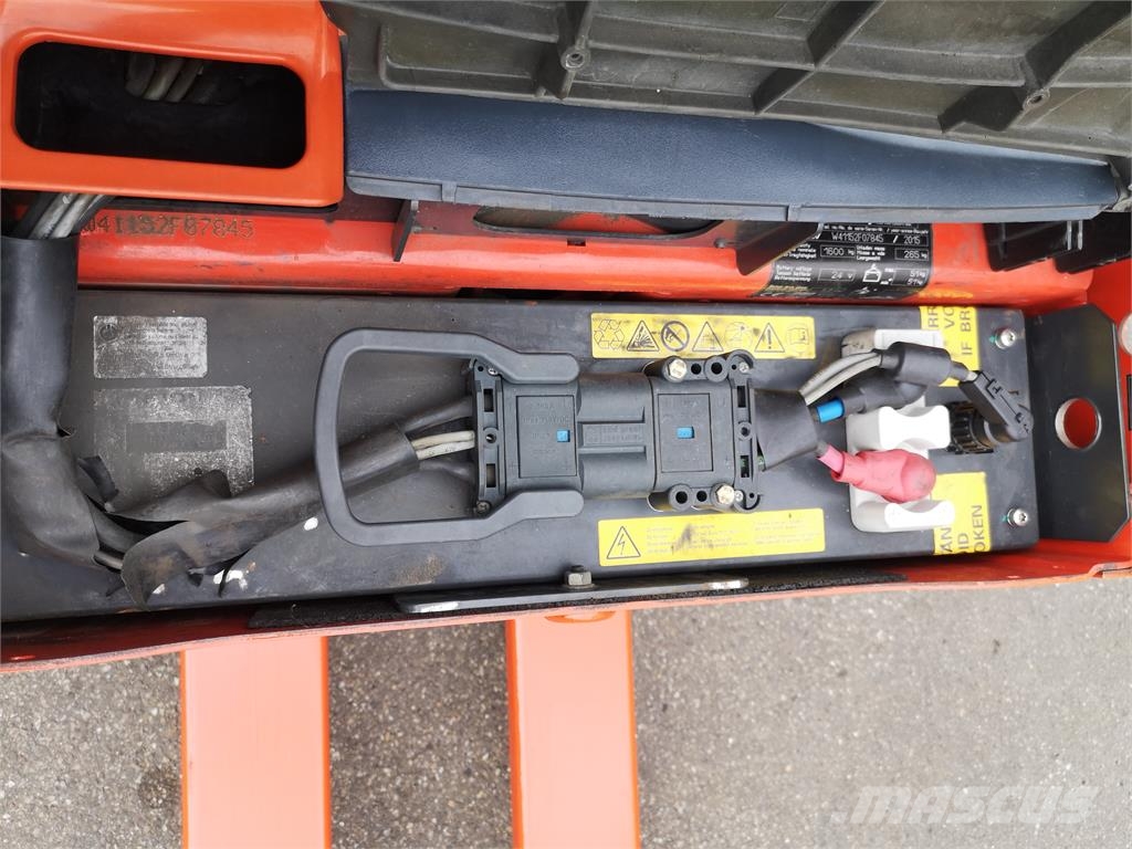 Linde T16 Li-Ion Παλετοφόρα πεζού χειριστή με ιστό