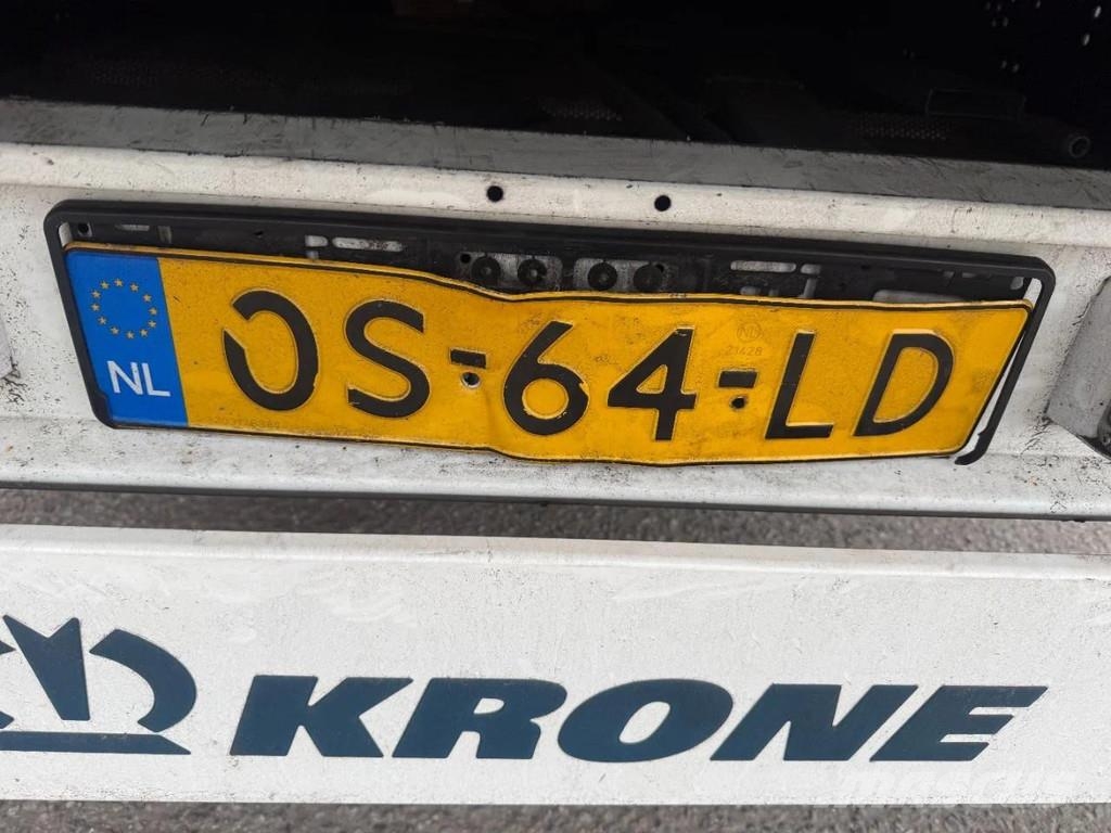 Krone 3AS SCHUIFZEIL + SLIDING ROOF Semirremolques de caja de lona