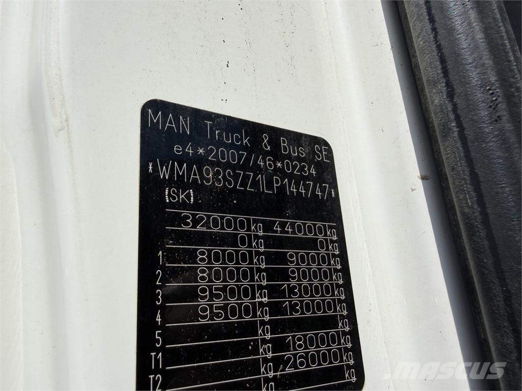 MAN TGS VIN 747 Camiones bañeras basculantes o volquetes