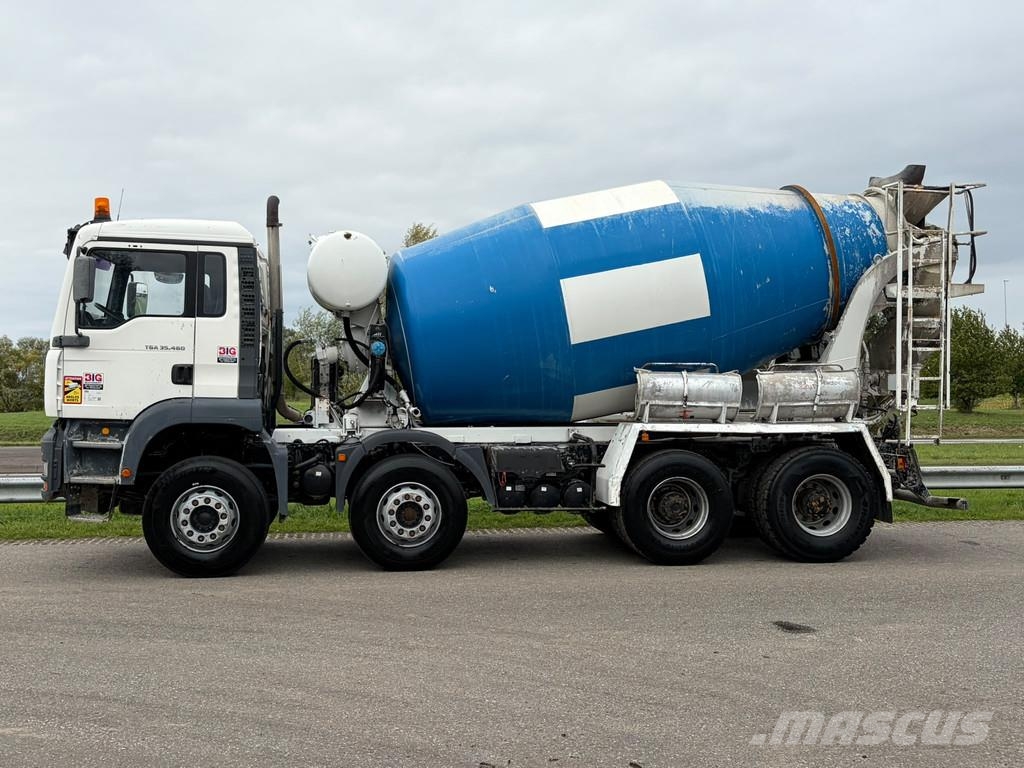 MAN TGA 35.460 8x4 Schwing Stetter 9m3 Concrete Mixer Автобетоносмесители