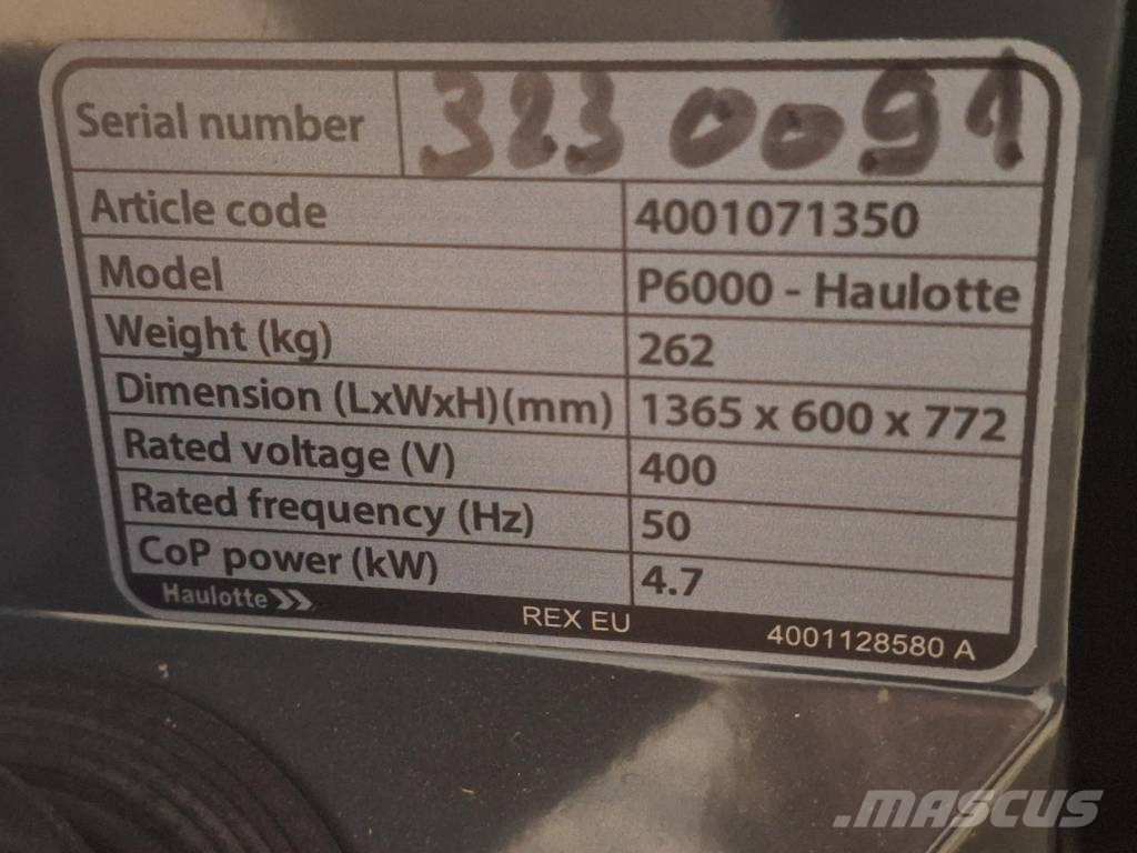 Haulotte 4001071350 Dieselgeneraattorit