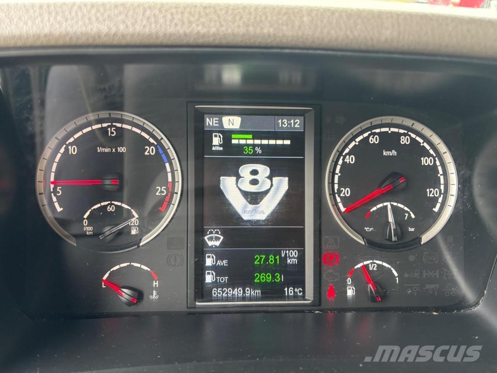 Scania R580 6x4 EURO6 + RETARDER + WB3300mm Τράκτορες