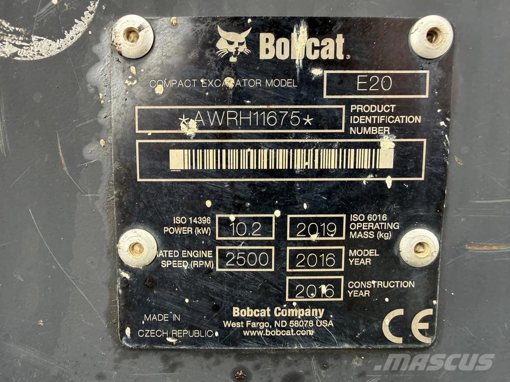 Bobcat E20 Mini rýpadla < 7t