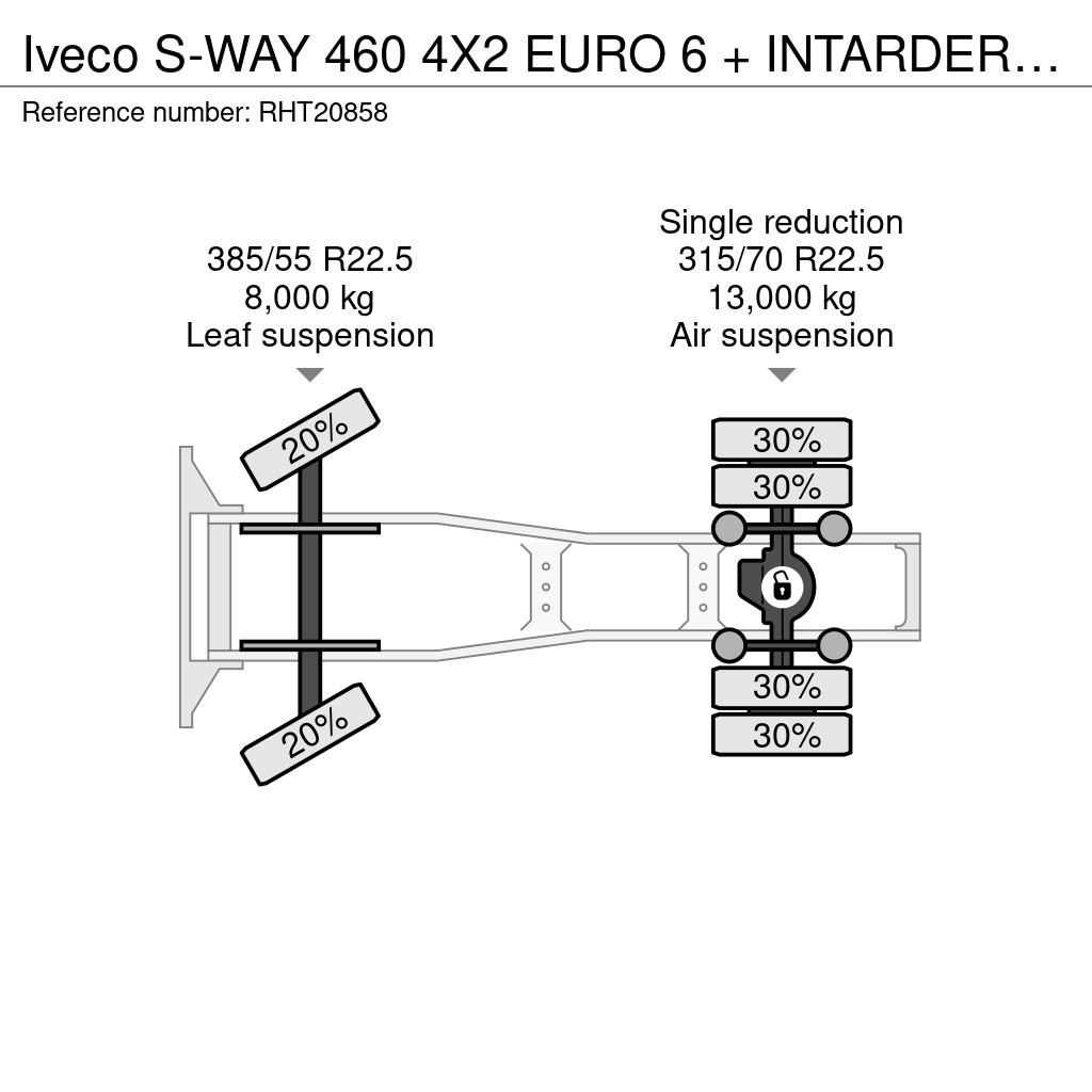 Iveco S-WAY 460 4X2 EURO 6 + INTARDER + ALCOA Naudoti vilkikai