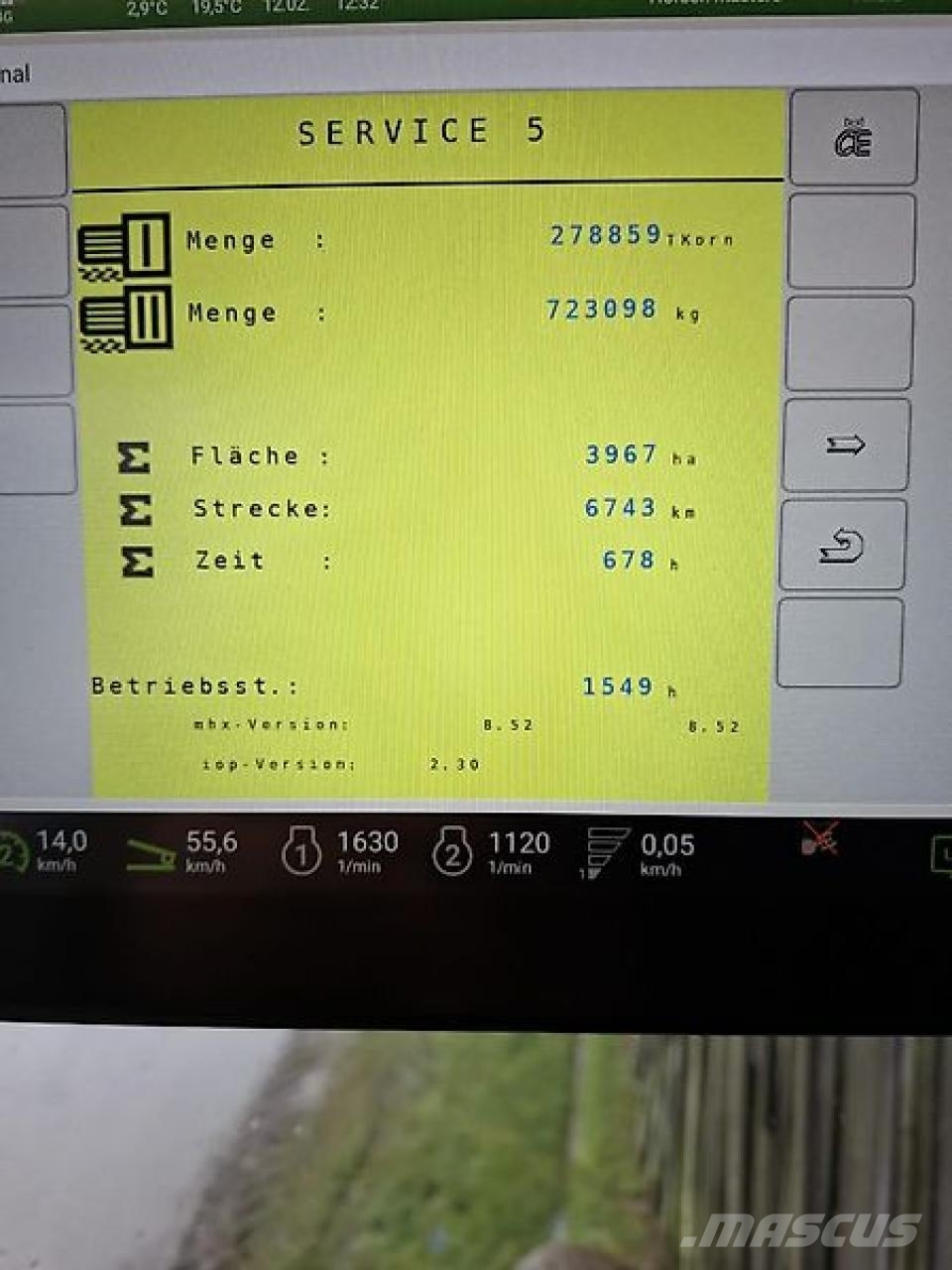 Horsch Maistro 8CC 12 reihig, 3970ha Natančne sejalnice