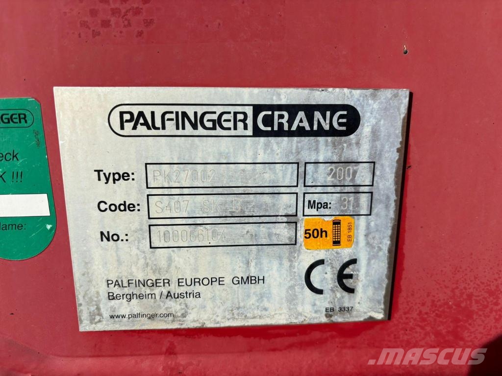 Volvo FM 440 8x4*4 PK 27002 / PALIFT L=5040 mm 起重機卡車